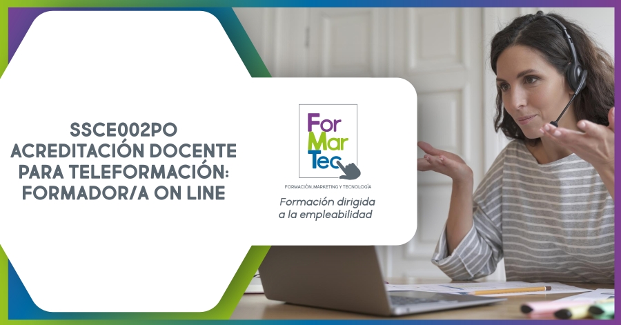 SSCE002PO Acreditación docente para teleformación formadoraon line SSCE002PO