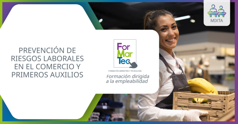 Lee más sobre el artículo PREVENCIÓN DE RIESGOS LABORALES EN EL COMERCIO Y PRIMEROS AUXILIOS