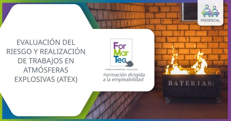 Lee más sobre el artículo Curso para la evaluación del riesgo y realización de trabajos en atmósferas explosivas (ATEX)